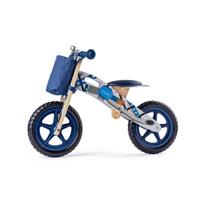 Woodyland 4930654 Fa futóbicikli kék színben - Woodyland