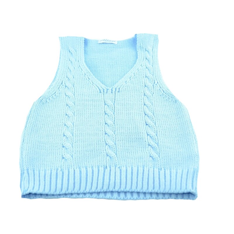 Vesta tricotata pentru baieti Aliap 1002, Albastru