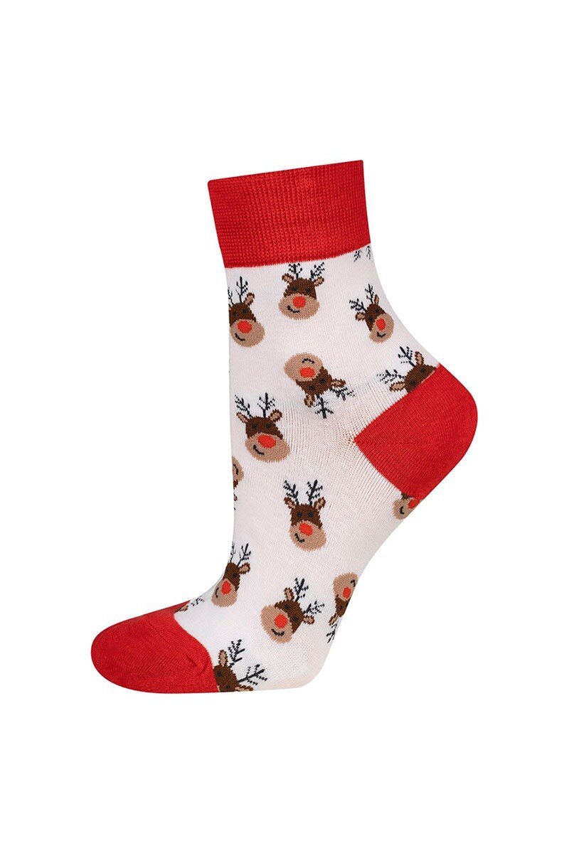 Sosete dama, Soxo, cu imprimeu, Rudolf, multicolor, 35-40