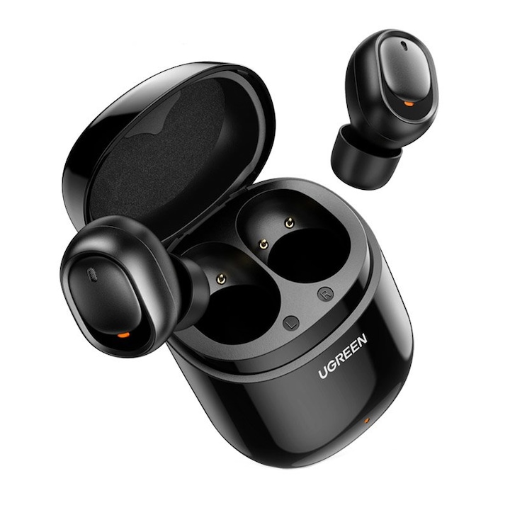 Безжични Bluetooth слушалки Ugreen True Wireless, черен