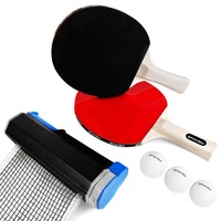 set tenis de masa ping-pong spokey rolljoy 2 palete fileu 3 mingi imagen 39_0_
0