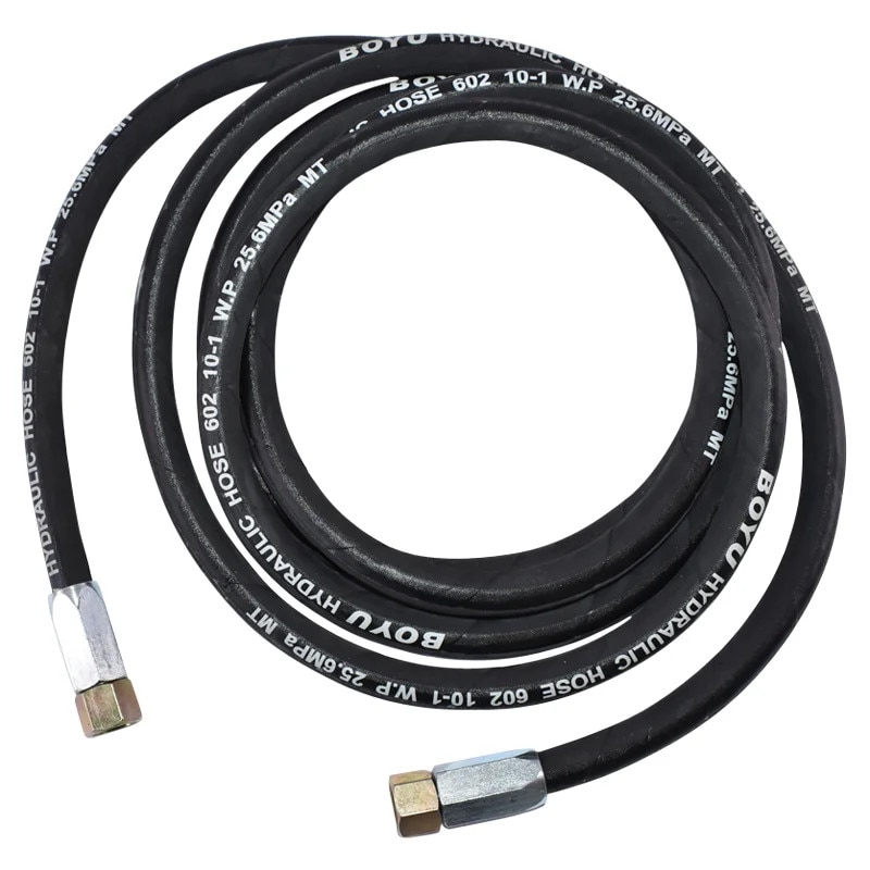 Furtun presiune sertizat cu capete filetate L = 4000 mm (Reductie M20X20)