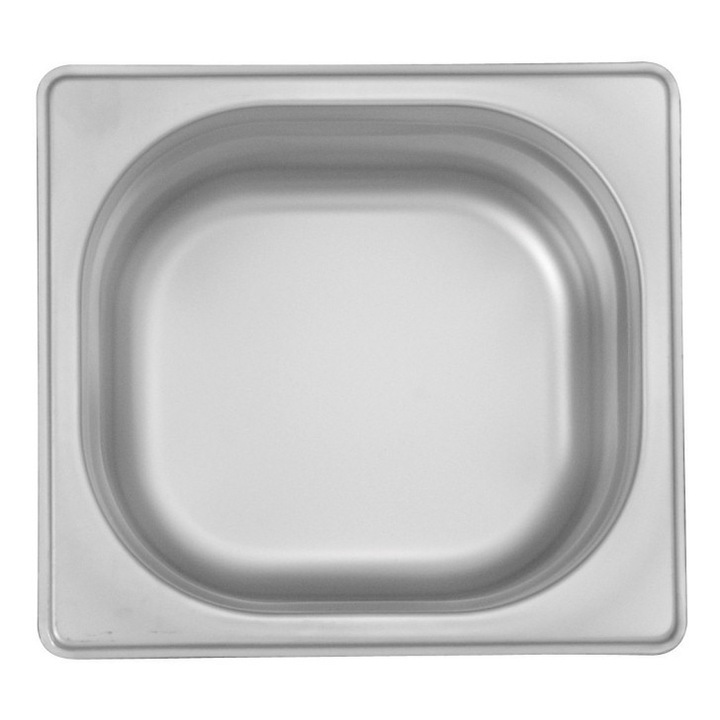 Гастронорм съд OZTI, от неръждаема стомана, GN 1/6, 150, 176х162х150мм