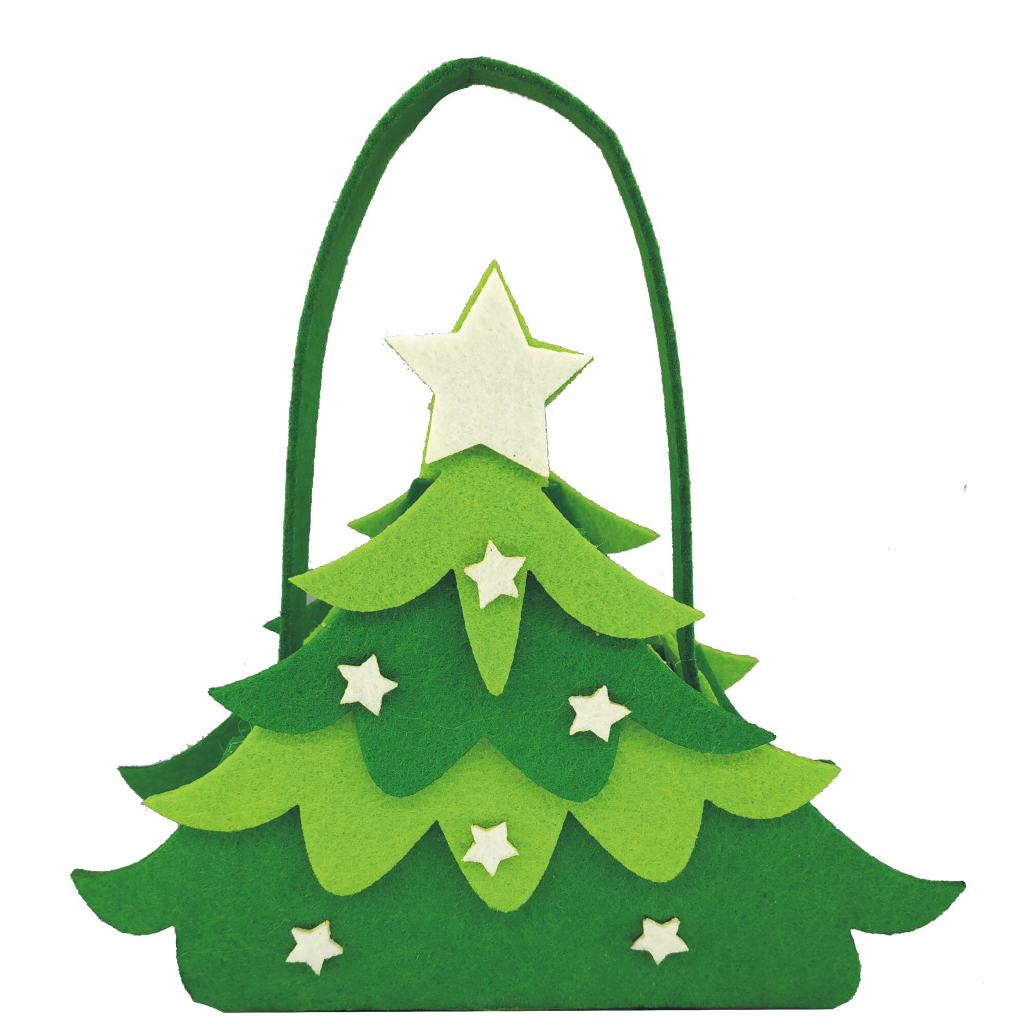 Cosulet bradut, ClauM, fetru verde