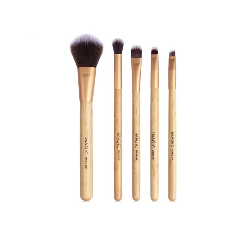 Set 5 Pensule pentru Machiaj, Imagic, Lemn