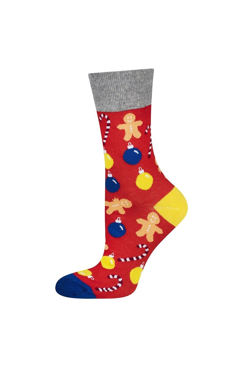 Sosete barbati, Soxo, cu imprimeu, Christmas Cookies, multicolor, 40-45