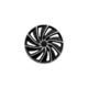 Dísztárcsa 15" Turbo Silver Black (A15514)