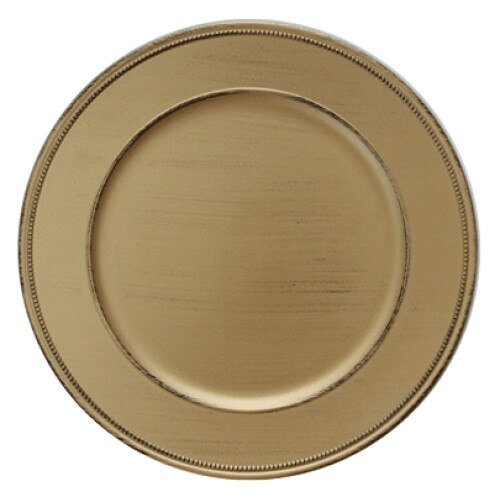 Farfurie decorativa RAKI OLD SCHOOL 33cm polipropilena decor auriu