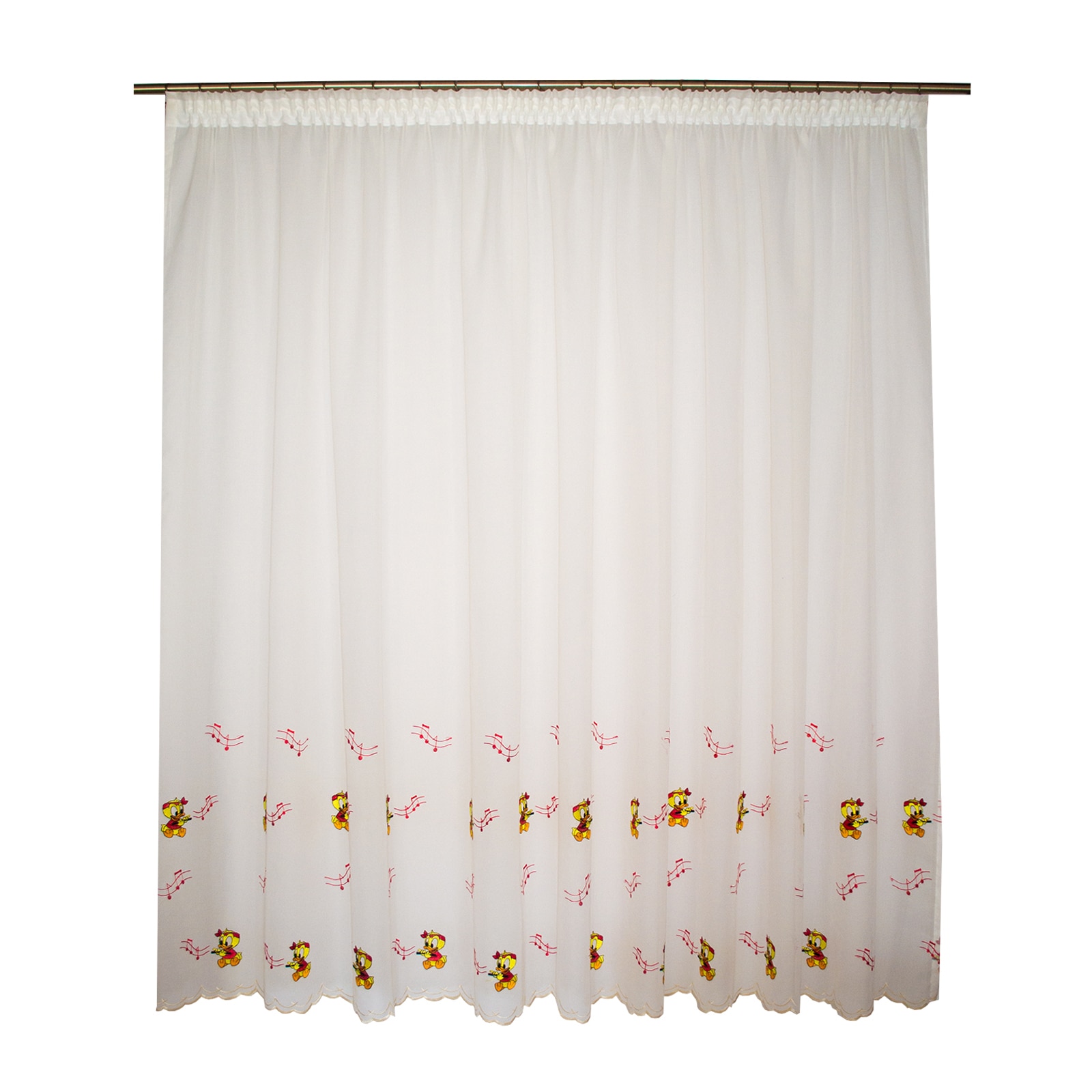 Perdea Velaria inisor ivoire cu motive pentru copii, 300x200 cm