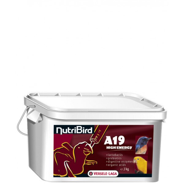 Hrana pentru pasari mici, Nutribird A19 High Energy , Versele laga , 3kg