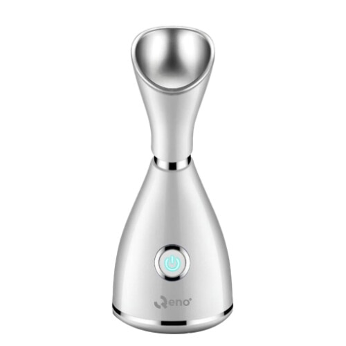 Sauna Faciala Cu Ionizare Qeno®, Pentru Deschidere Pori, Puncte Negre, Cosuri, Abur Cald, Oprire Automata, Alb