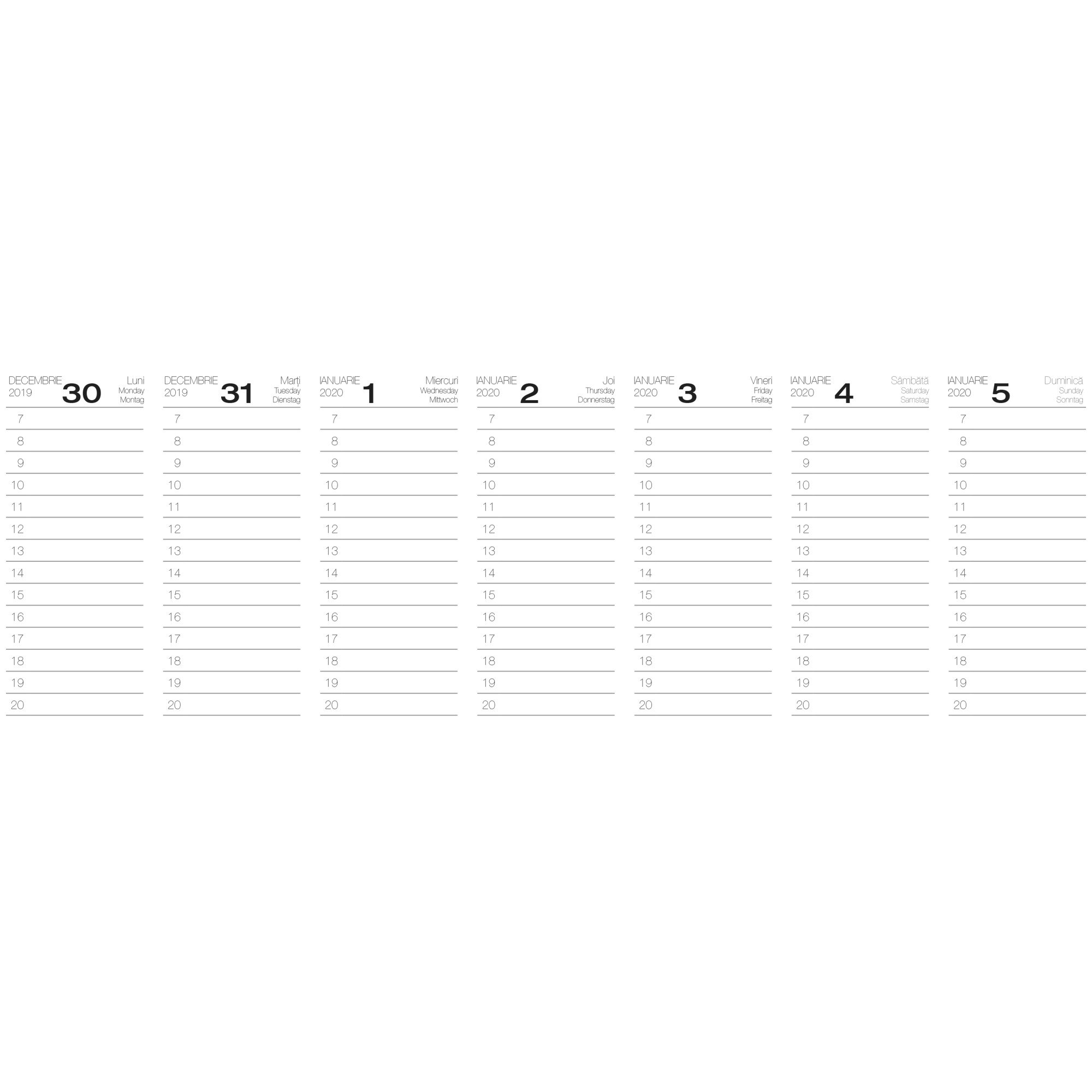 Planificator de Birou 297 x 105 mm