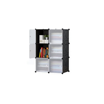 Dulap modular din plastic cu schelet metalic, D3265N, culoare Negru, 111 x 75 x 37 cm Dulap modular din plastic cu schelet metalic, D3265N, culoare Negru, 111 x 75 x 37 cm