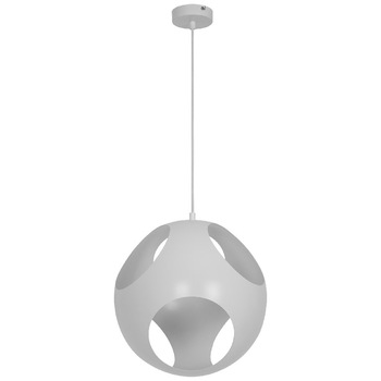 Pendul GLS GoodHome Kiuc, alb, finisaj mat, 1xE27 Pendul GLS GoodHome Kiuc, alb, finisaj mat, 1xE27