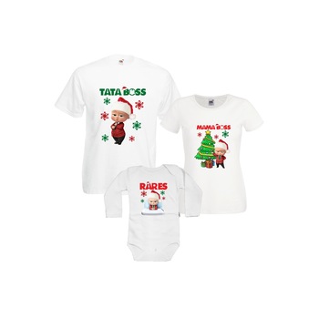 Set tricouri familie Craciun  Set tricouri familie Craciun