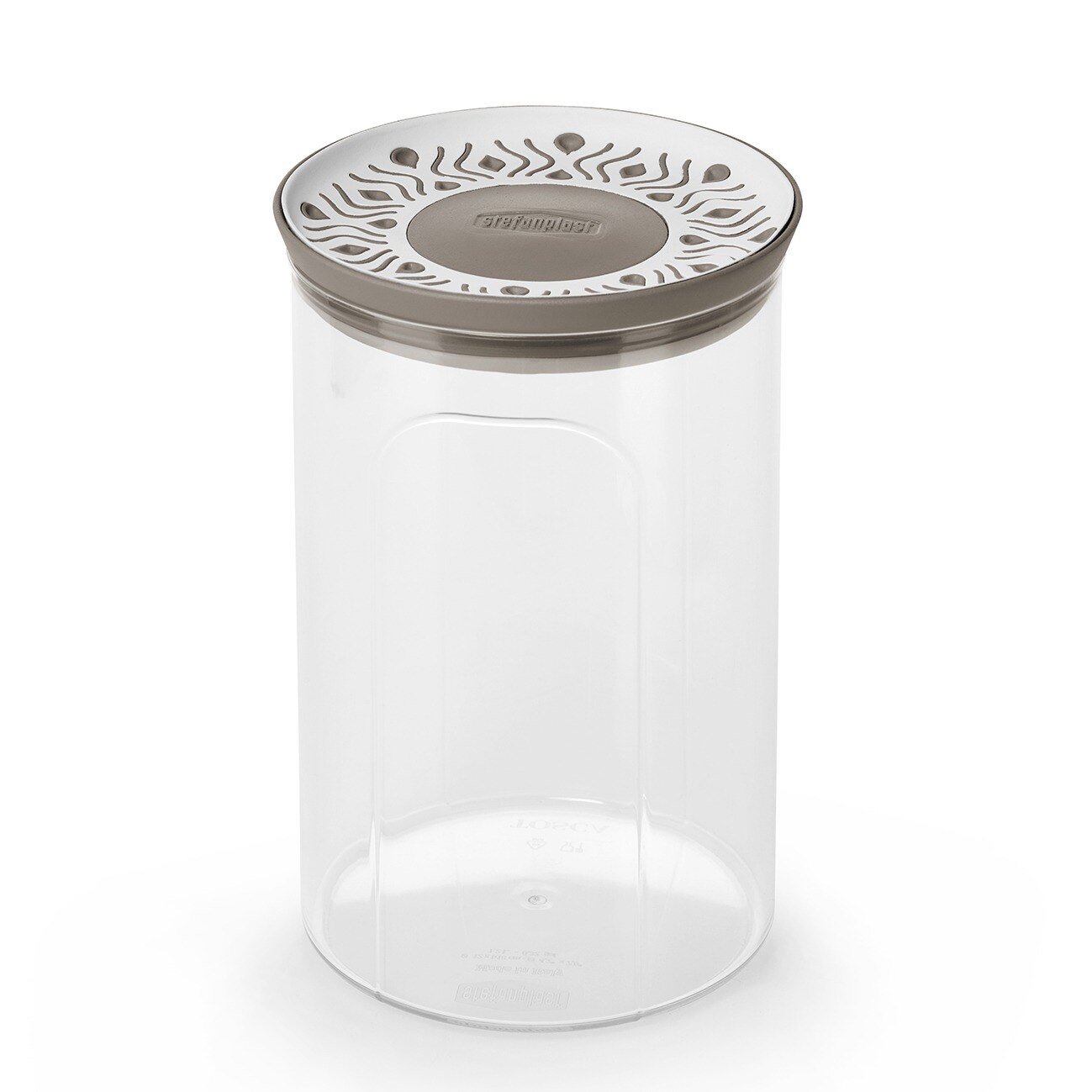 Cutie alimente, rotunda, 1,2 litri, Tosca, crem