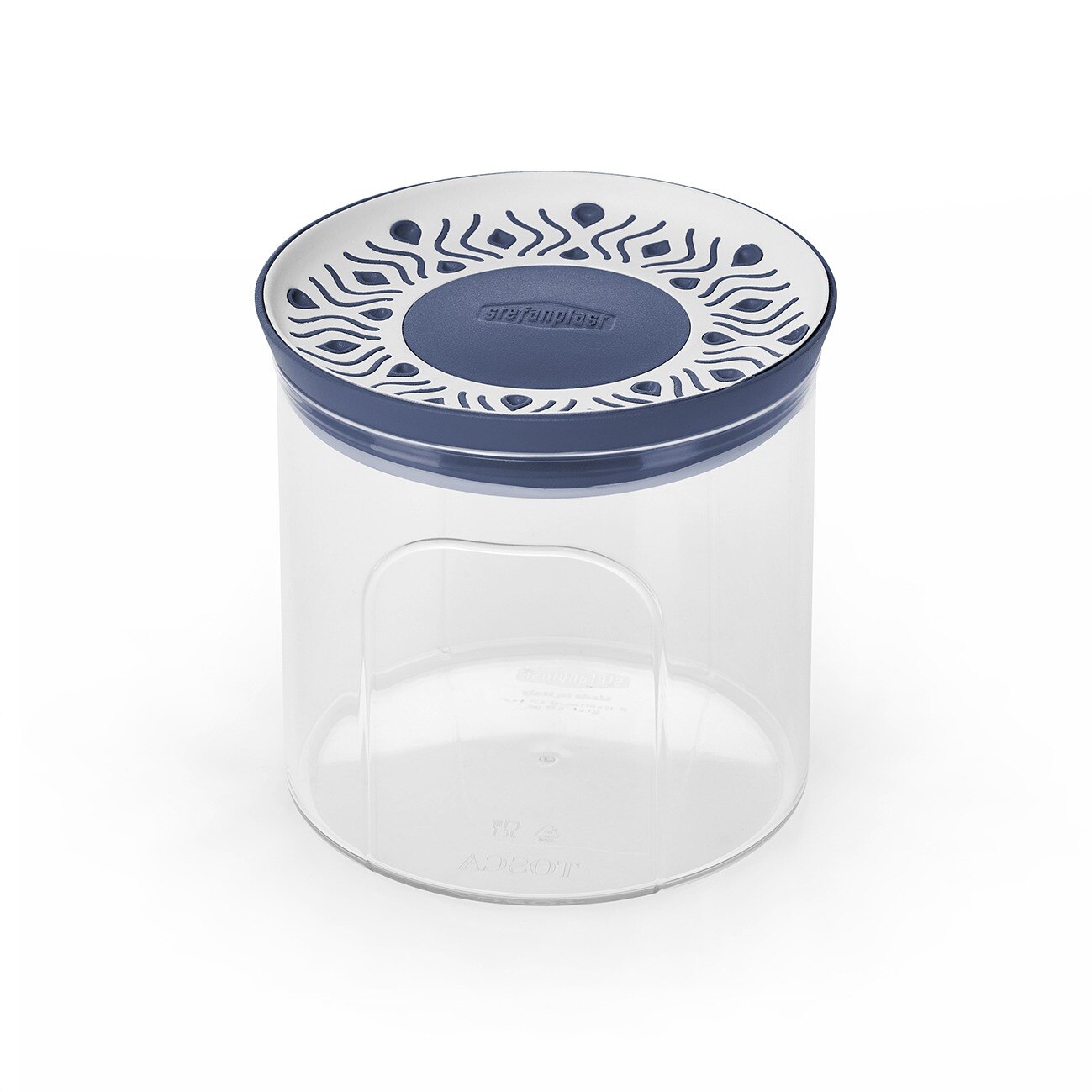 Cutie alimente, rotunda, 700 ml, Tosca, albastra