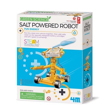 Joc educativ robot alimentat cu sare, Salt-Powered Robot, Green Science Joc educativ robot alimentat cu sare, Salt-Powered Robot, Green Science