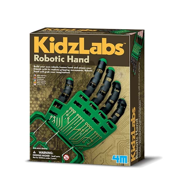 Joc educativ mana robotica, Robotic Hand, KidzLabs