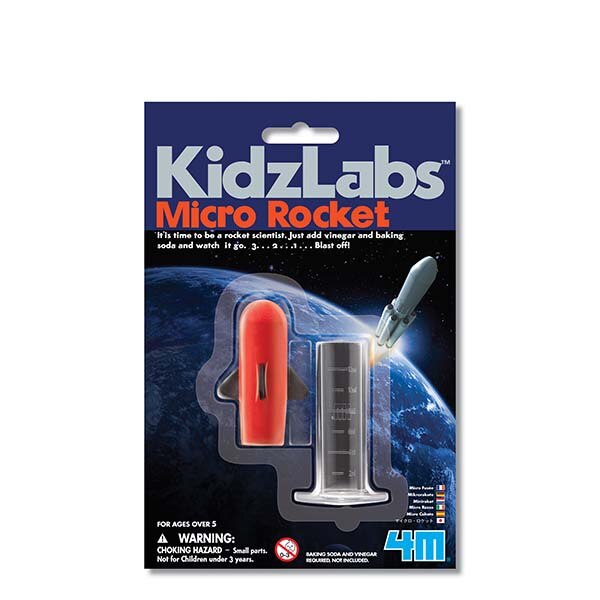 Jucarie micro racheta, Micro Rocket, KidzLabs Mini