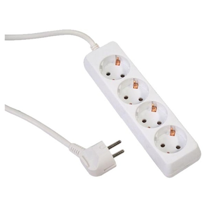 Електрически удължител МАКАЛОН дължина 3м без ключ 4 гнезда