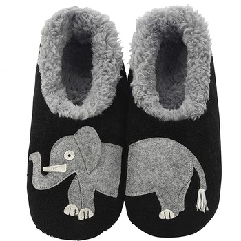 Papuci de casa Snoozies model elefant Papuci de casa Snoozies model elefant