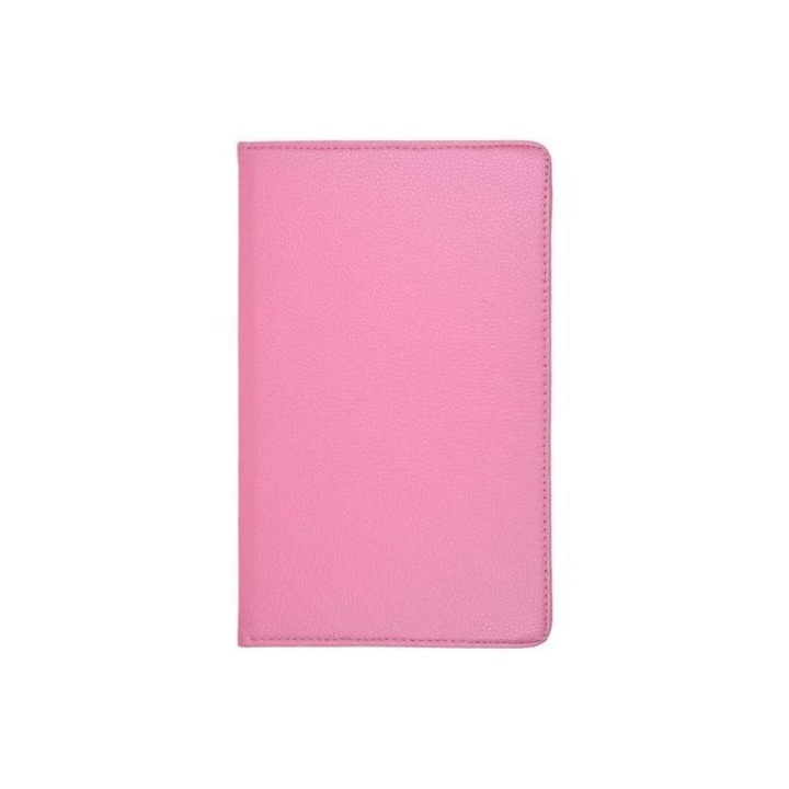 Husa de protectie tableta 360° pentru Samsung Galaxy Tab A 8.0"/T350, Piele ecologica, Roz