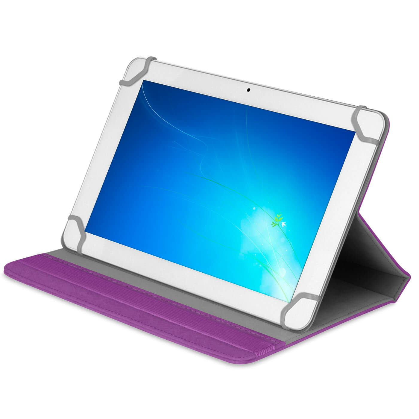 Husa de protectie 360° pentru tableta Universala, 8’’, Piele ecologica, Lila