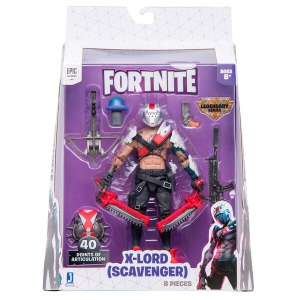 Figurina Fortnite Legendary Series - X Lord Scavenger cu accesorii 15 cm
