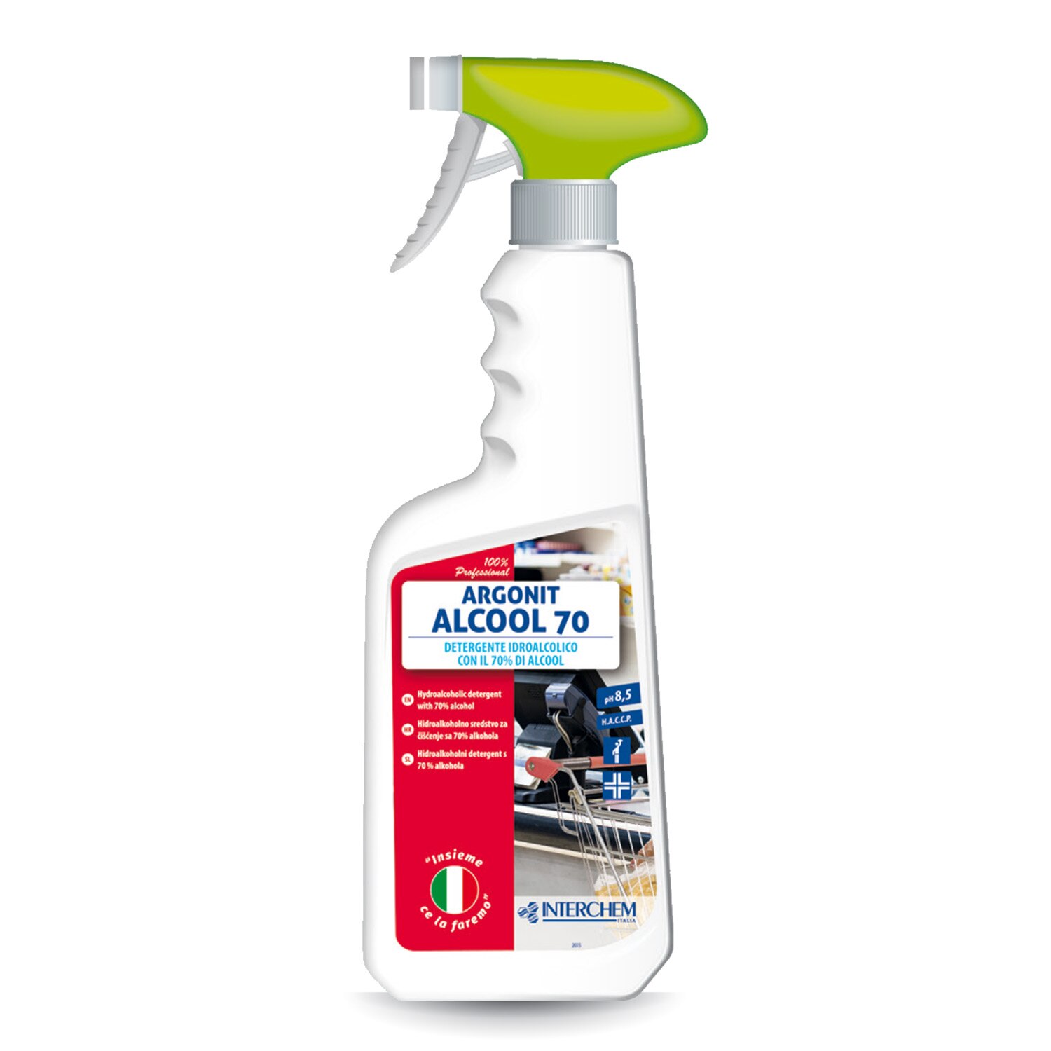 Detergent dezinfectant pentru suprafete, 70% alcool, 750 ml
