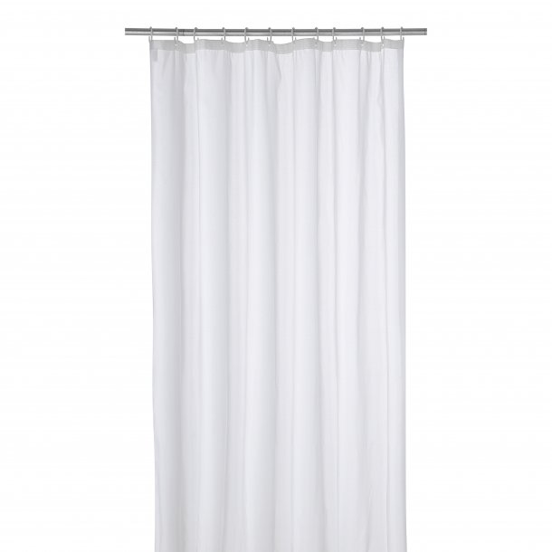 Perdea de dus Axentia, poliester, 180x200 cm, Alb simplu