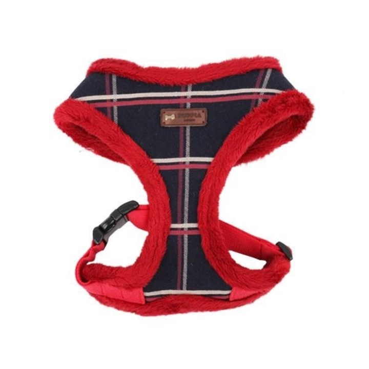 Ham caini Puppia Scholastic, rosu, S