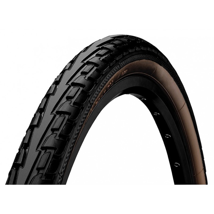 Anvelopa Continental Ride Tour Puncture-ProTection 47-622 (28*1.75) negru/maro 28 inch