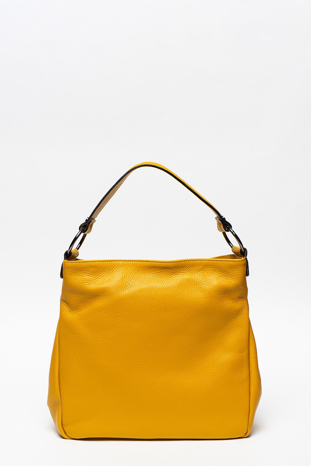 Antonia Moretti, Geanta hobo din piele, Galben sofran