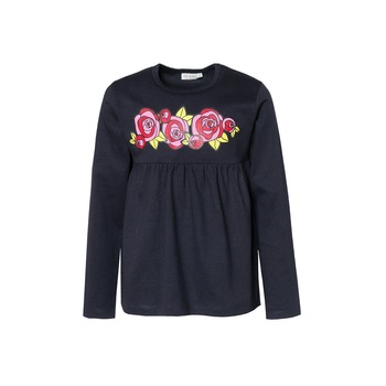 Bluza de pijama fete, Zab Kids, bleumarin, 128/134 cm, 7-9 ani Bluza de pijama fete, Zab Kids, bleumarin, 128/134 cm, 7-9 ani