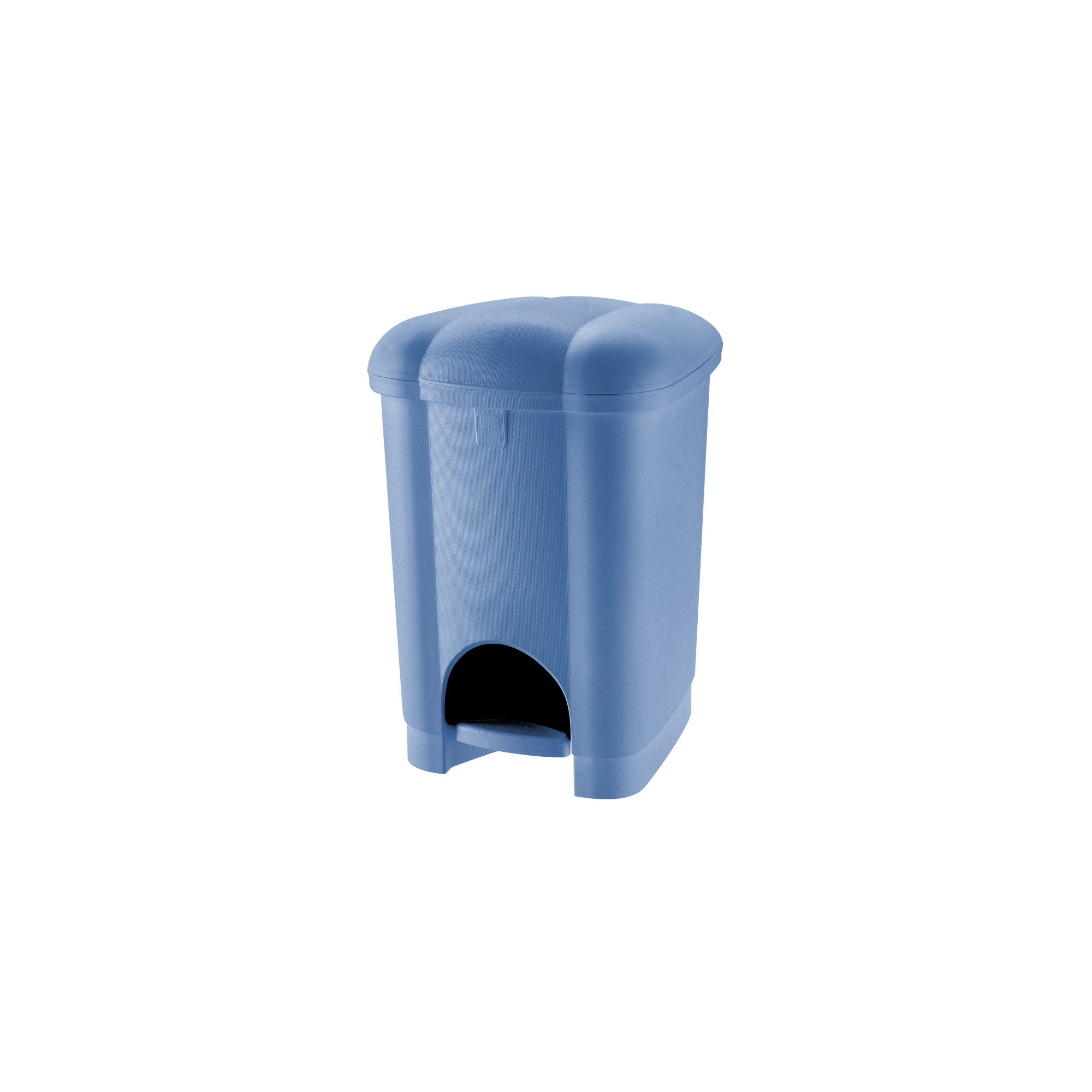 Cos cu pedala, 16 litri, Carolina, albastru