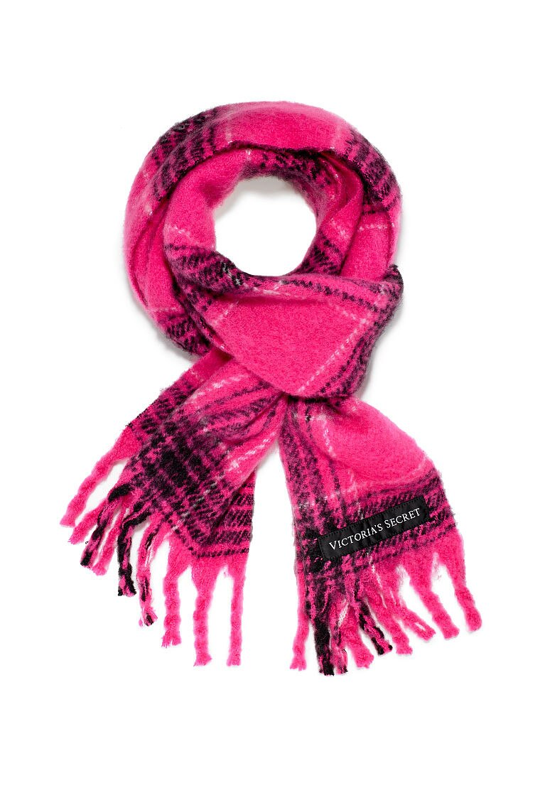 Esarfa, Plush, Fuchsia Black, Victoria's Secret