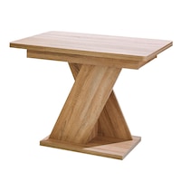 Masa bucatarie extensibila YANA, dreptunghiulara, 4 persoane, stejar bardolino, 104 / 164.5 x 68 x 77.5 cm, 1C