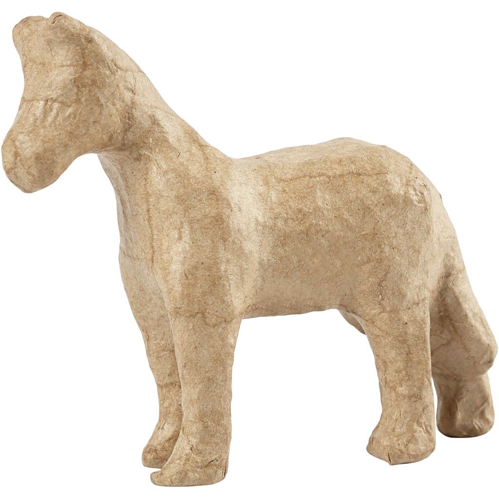 Animale de la ferma - Cal din hartie manuala