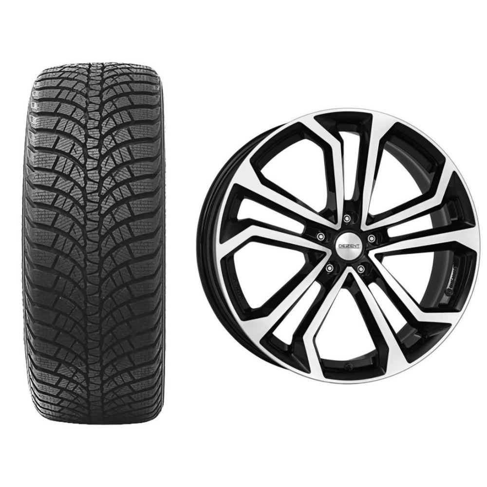 Roata completa Renault Talisman janta aliaj Dezent TA Dark 7x17 + anvelopa iarna Kumho WP71 225/55R17 101V + Senzor presiune ALCAR