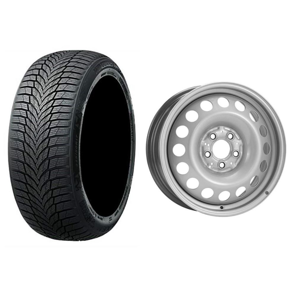 Roata completa Mercedes Clasa V janta otel ALCAR 9002 6.5x17 + anvelopa Iarna Nexen WG-Sport2 225/55R17 101V XL + Senzor presiune ALCAR
