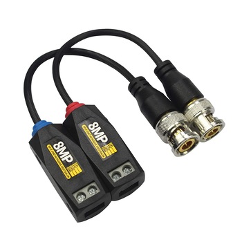 Video Balun 8MP- 4K, AHD-CVI-TVI-CVBS press fit Video Balun 8MP- 4K, AHD-CVI-TVI-CVBS press fit