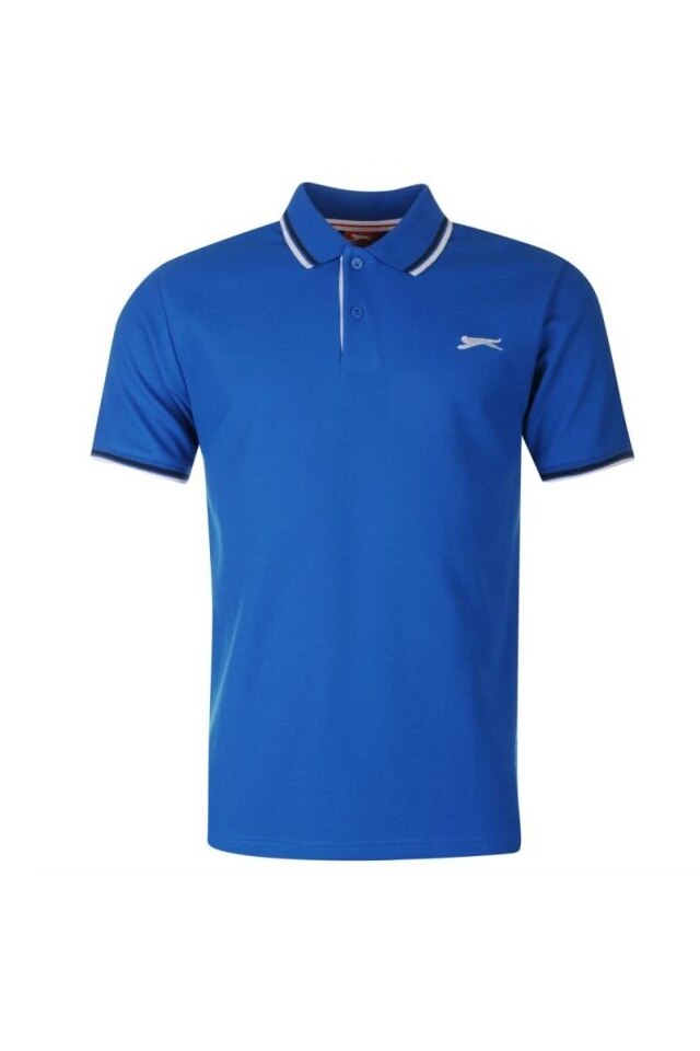 Tricou Polo, Slazenger, Bumbac, Albastru inchis
