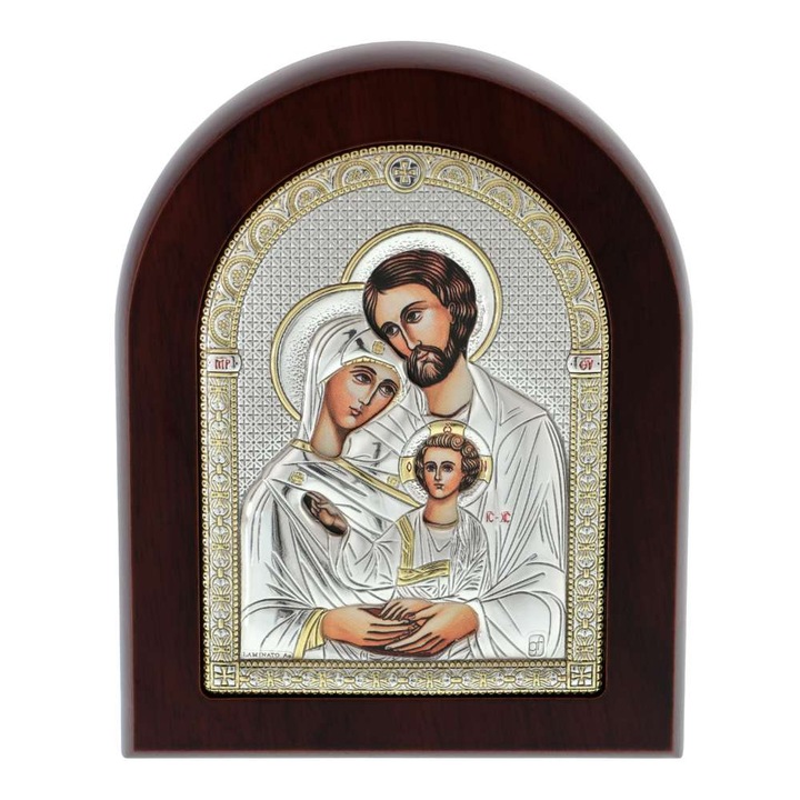 Szent Család boltíves ikon 12 cm