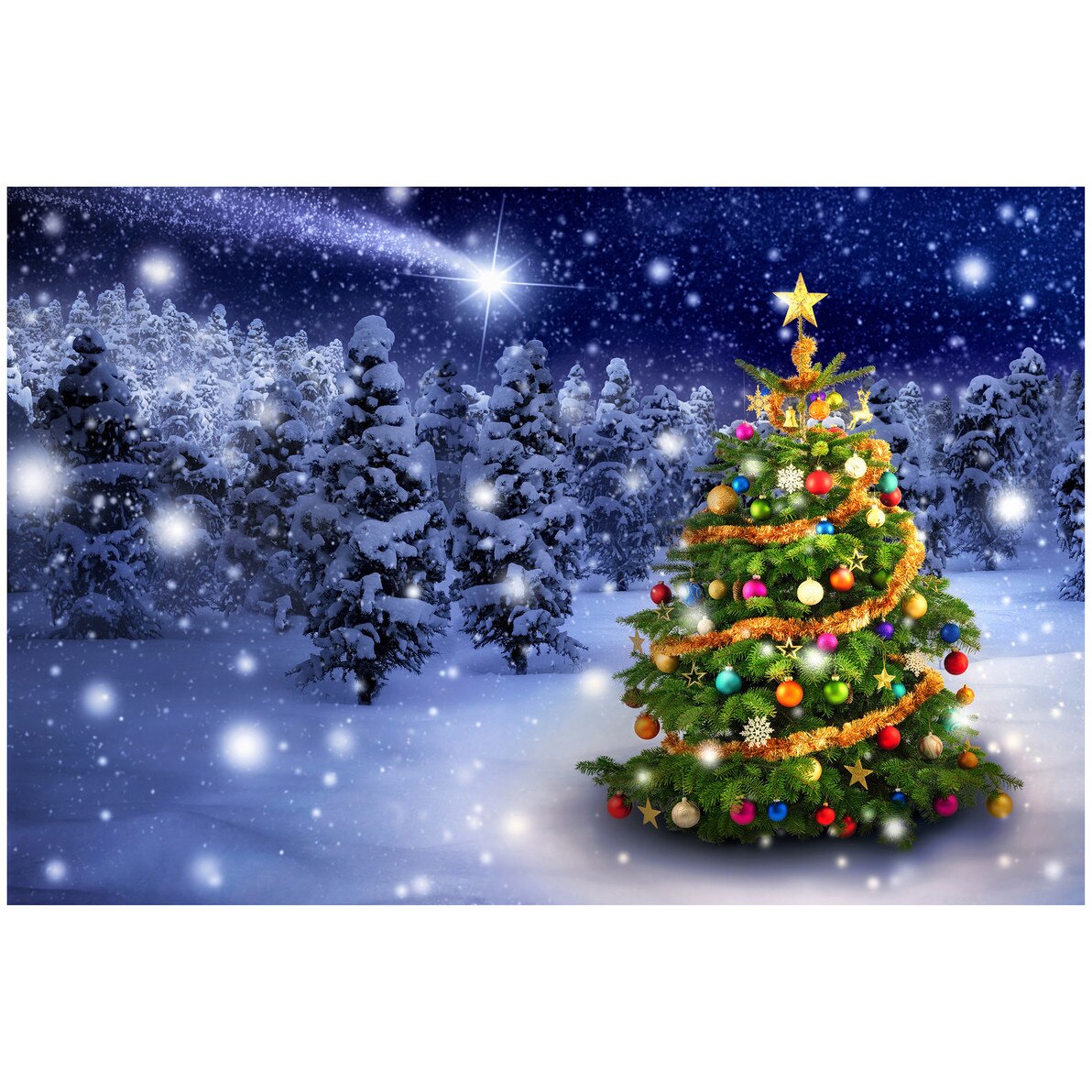 Fototapet Christmas, Sarbatori, Craciun - NBL-072, 100 x 150 cm