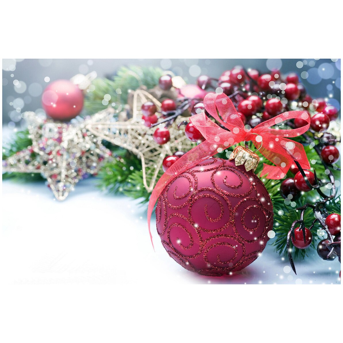 Fototapet Christmas, Sarbatori, Craciun - NBL-048, 100 x 150 cm