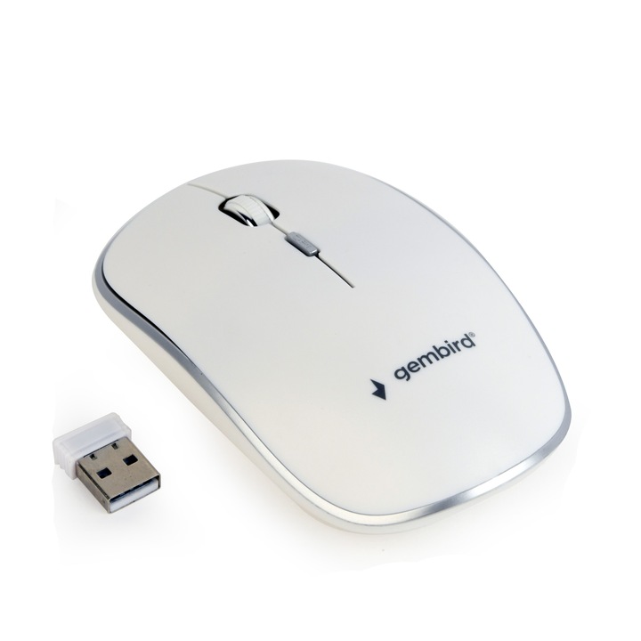 Mouse optic wireless, 1600dpi, 4 butoane, 1 rotita scroll, Gembird