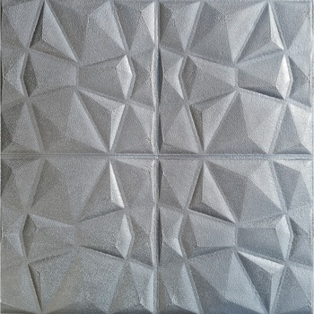Tapet DEGRETS 99218 3D Autocolant argintiu Piele, 70cm x 70cm x 8 mm Tapet DEGRETS 99218 3D Autocolant argintiu Piele, 70cm x 70cm x 8 mm
