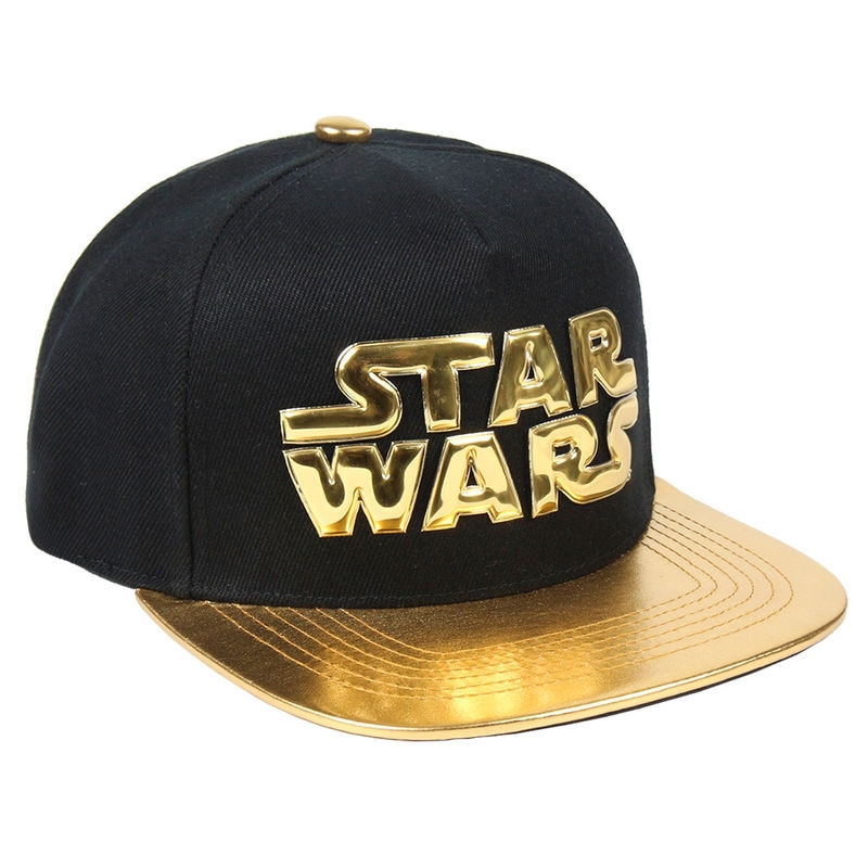 Sapca STAR WARS logo 3D, Negru/Aur,56 EU