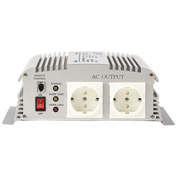 Invertor de tensiune cu unda sinusoidala Nedis, 24V DC - 230V AC ,1000W , 2 x Schuko Invertor de tensiune cu unda sinusoidala Nedis, 24V DC - 230V AC ,1000W , 2 x Schuko